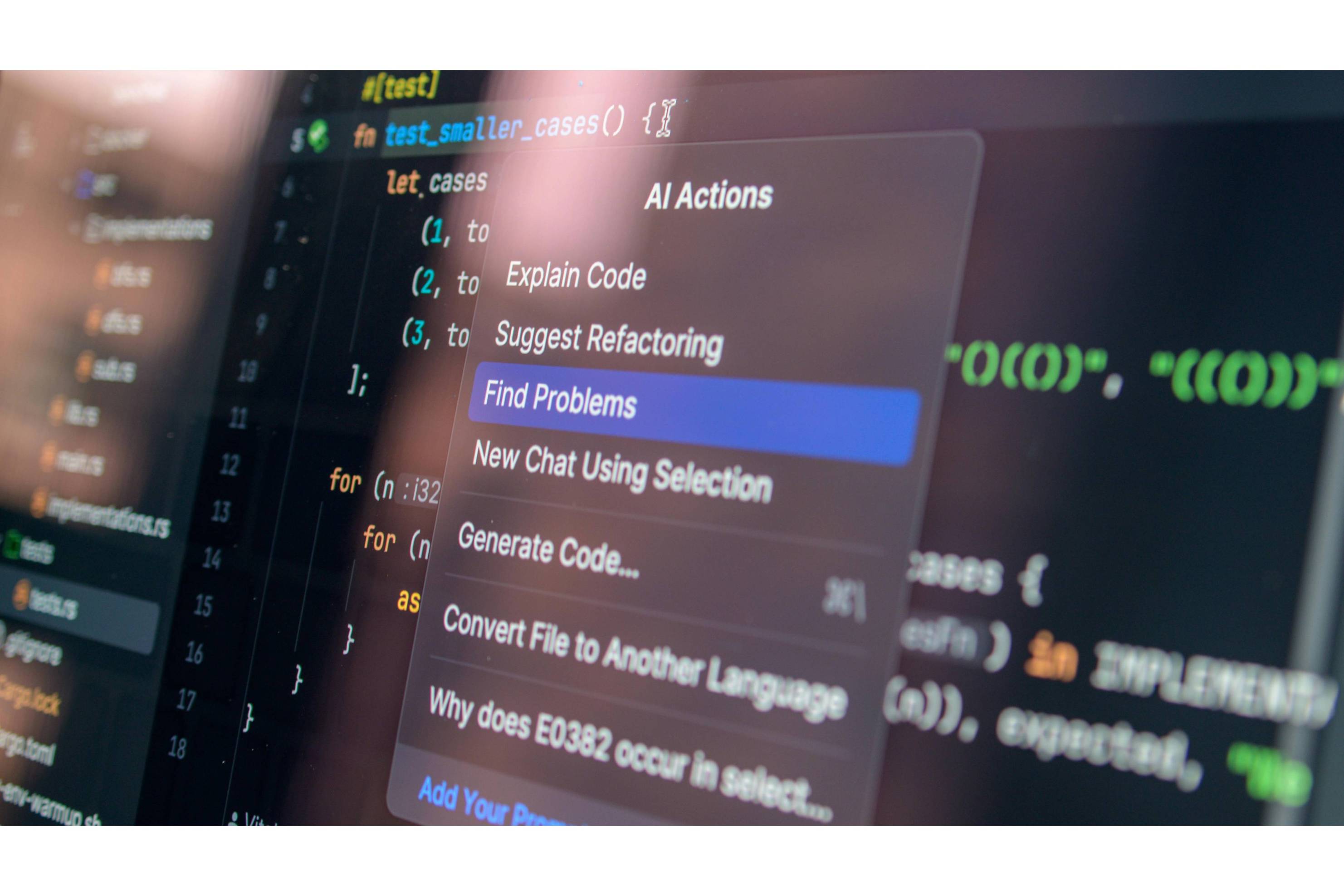 AI detecting and fixing errors