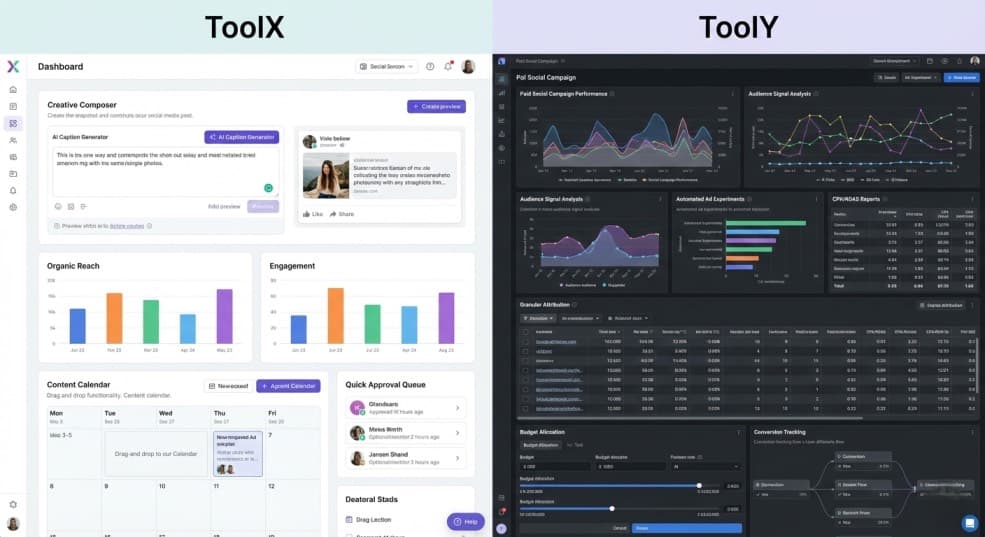 Review ToolX vs ToolY Best AI Tool for Social Media Marketing image 1